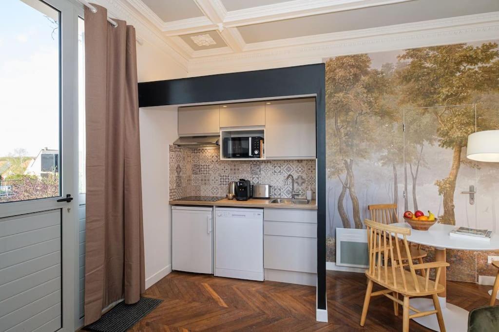 Villa Forestiere Studio Le Chene Quincy-Voisins Buitenkant foto